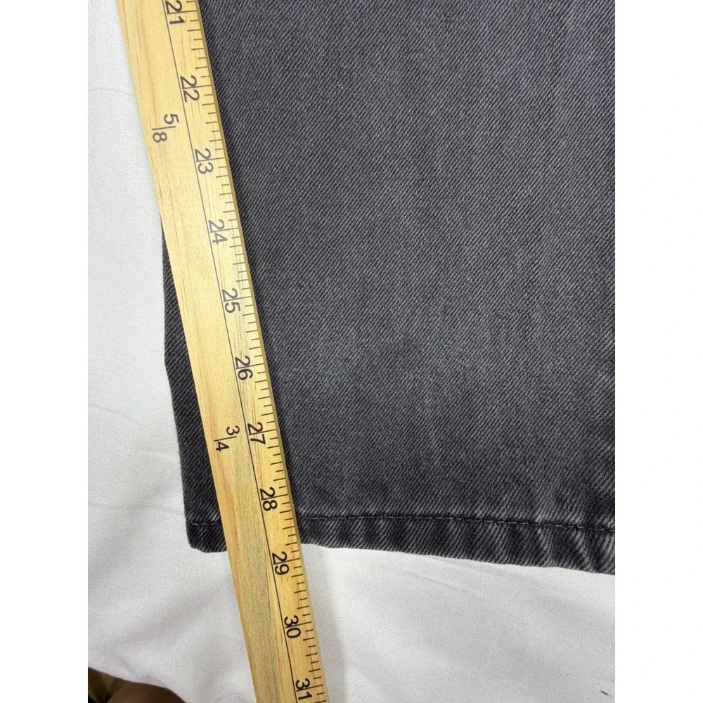 Levis 505 Vintage Y2K  Regular Jeans Mens 30x29  Faded Black Straight Leg 2003